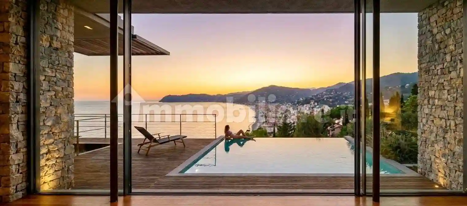 Villa plurifamiliare Strada Panoramica Santa Croce, Via Solva, Santa Croce, Alassio - foto 4