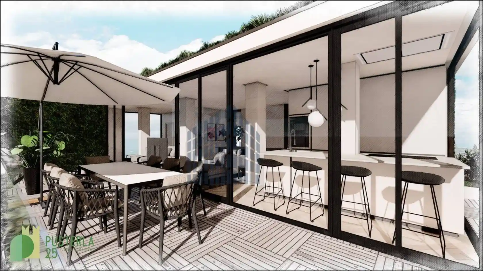 Attico via Pusterla 25, Crocifissa di Rosa, Brescia - foto 4