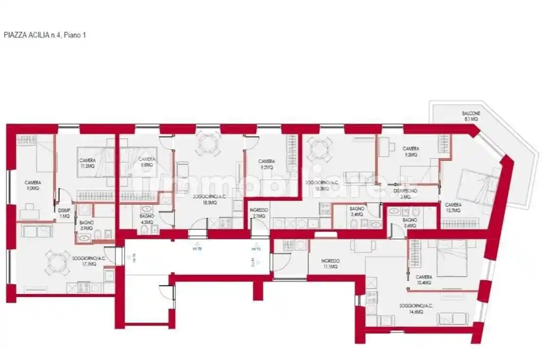 Appartamento in vendita a Roma