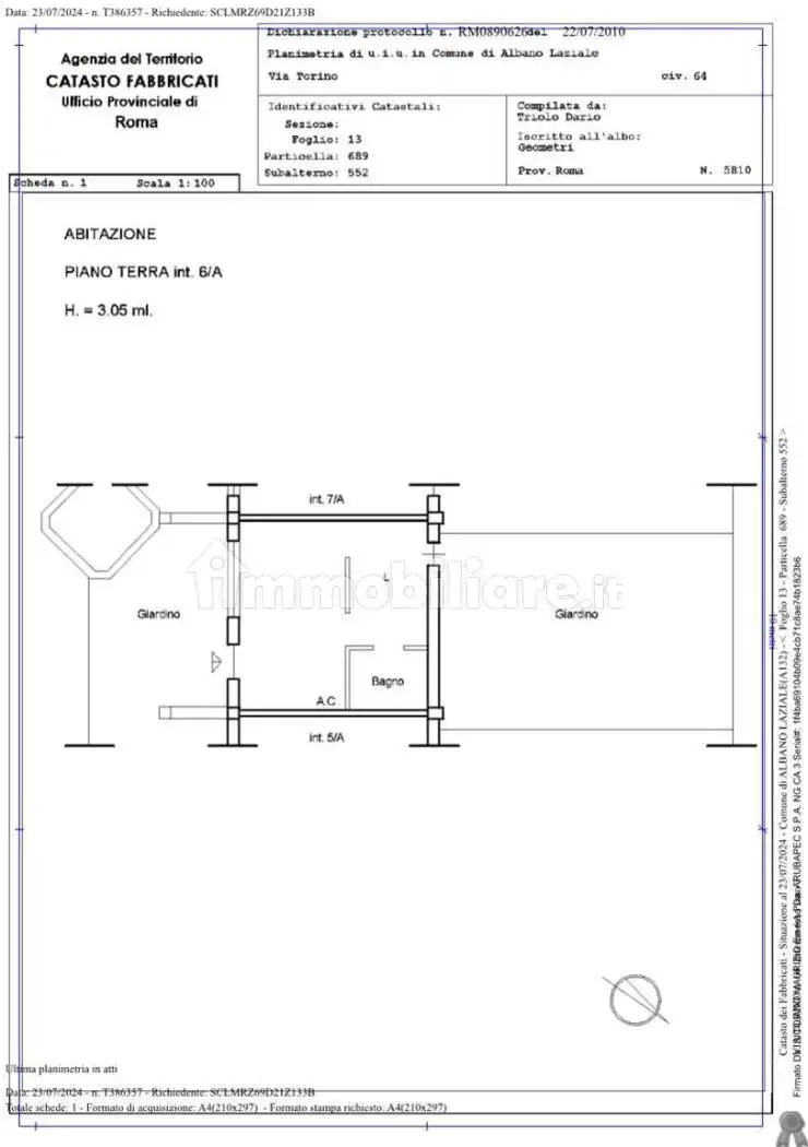 Appartamento in asta a Albano Laziale