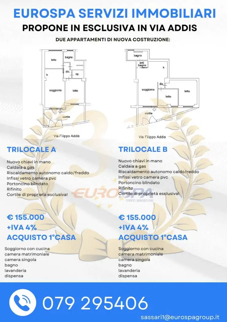 Appartamento in vendita a Sassari