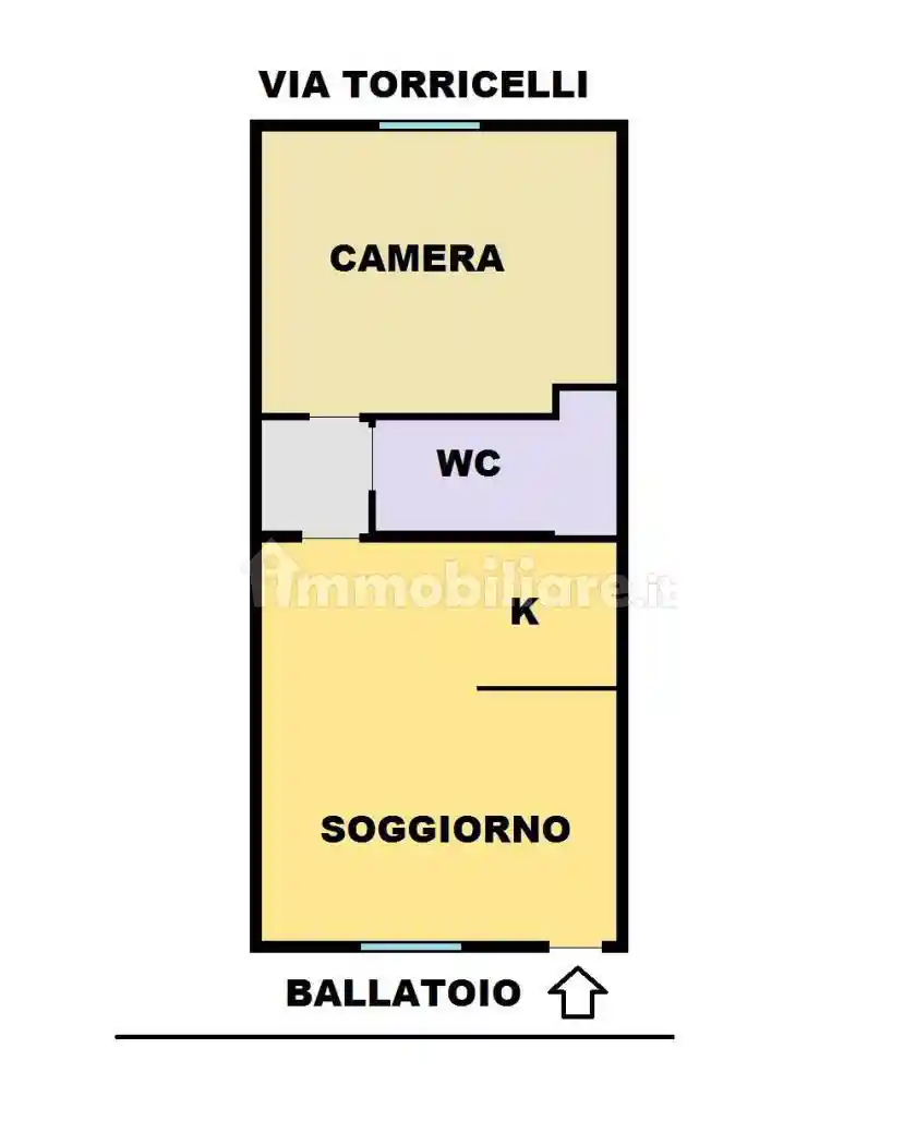 Bilocale da ristrutturare, terzo piano, Ascanio Sforza, Milano - foto 3