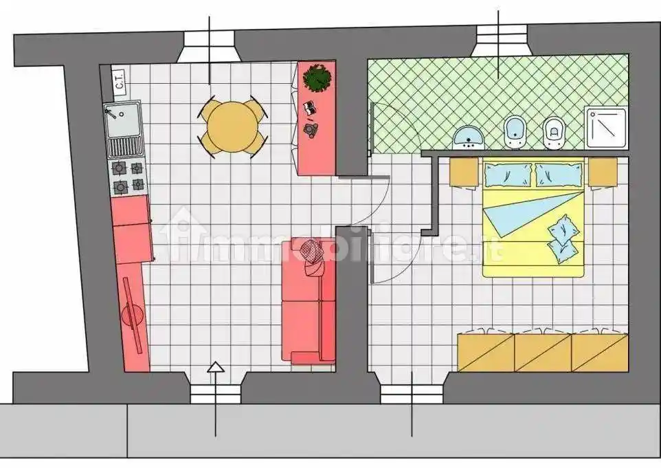 Appartamento buono stato, terzo piano, Piazza della Sala, Pistoia - foto 2