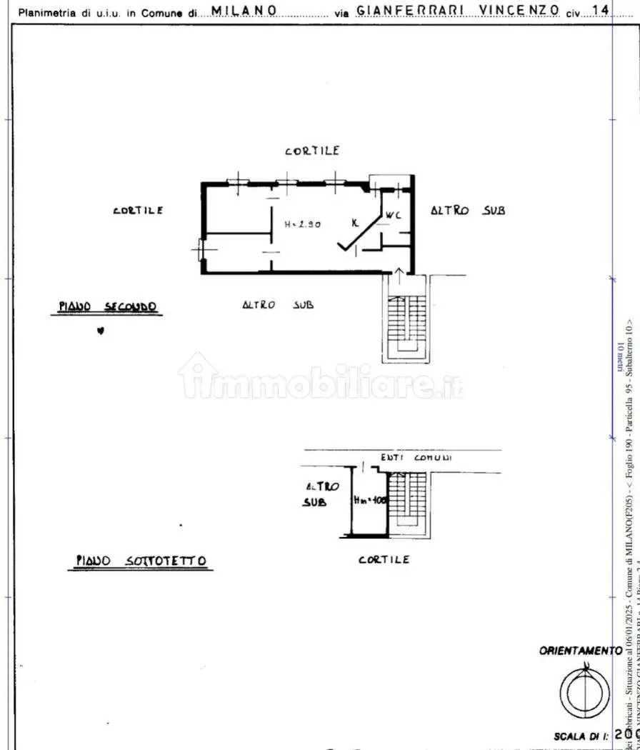 Appartamento in affitto a Milano