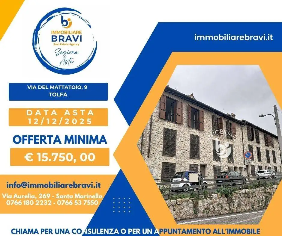 Appartamento in asta a Tolfa