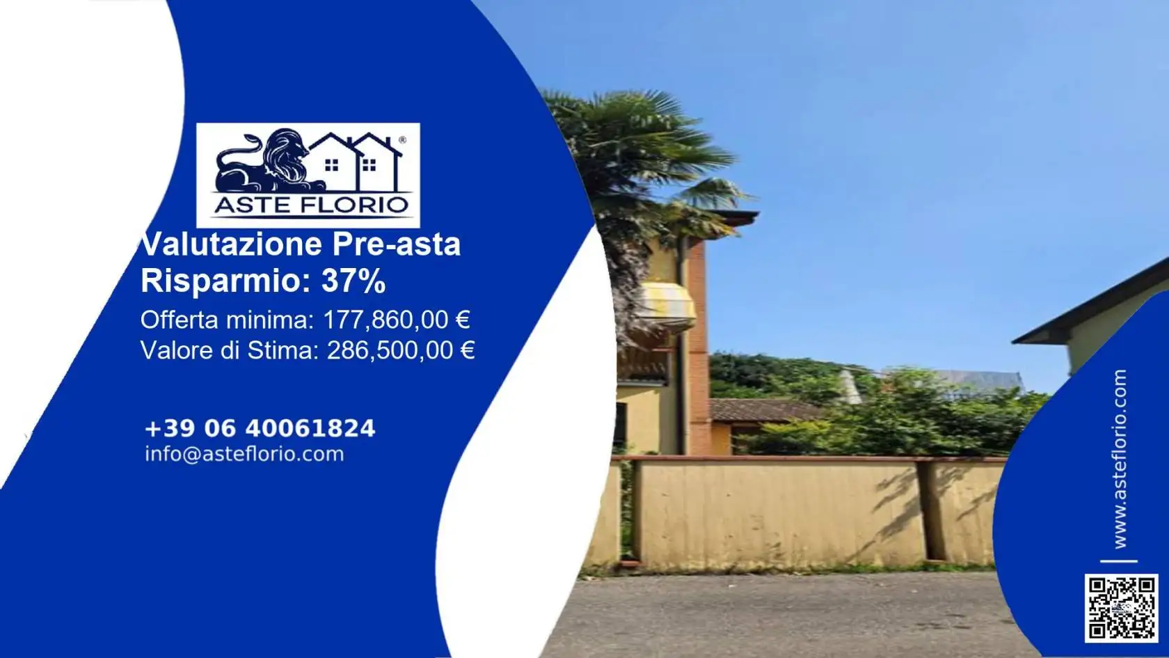 Villa in asta a Cremona