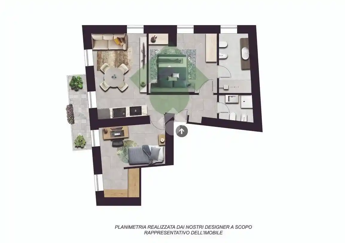 Trilocale piazza della Chiesa 005, Centro, Oggiono - foto 2