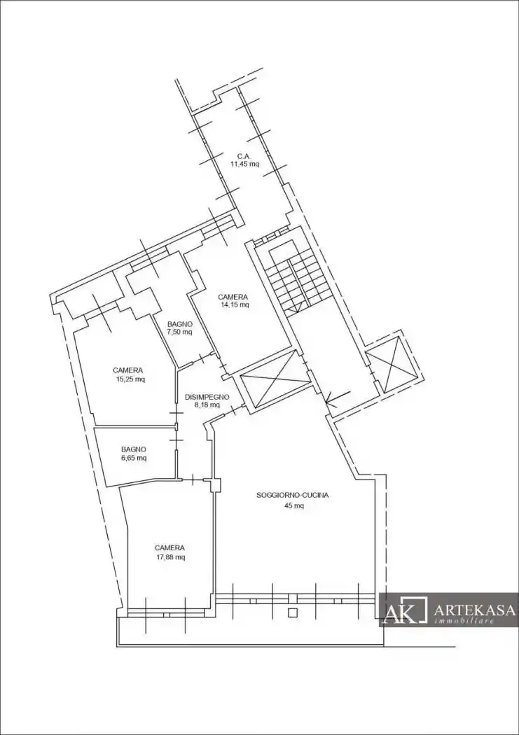 Appartamento in vendita a Novara