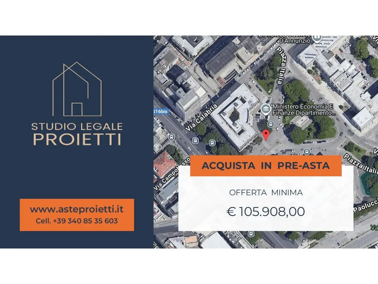 Appartamento in asta a Pescara