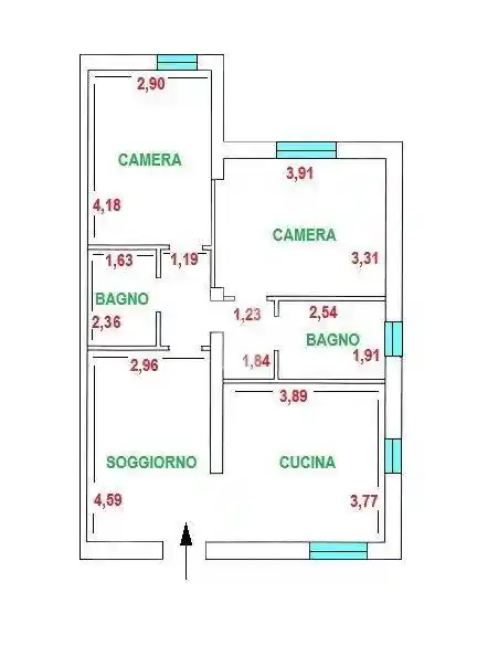 Trilocale via Giovanni Giolitti 10, Montarelli - Via dei Giardini, Aprilia - foto 2