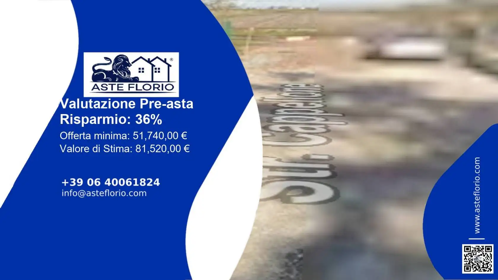 Villa in asta a Jolanda di Savoia