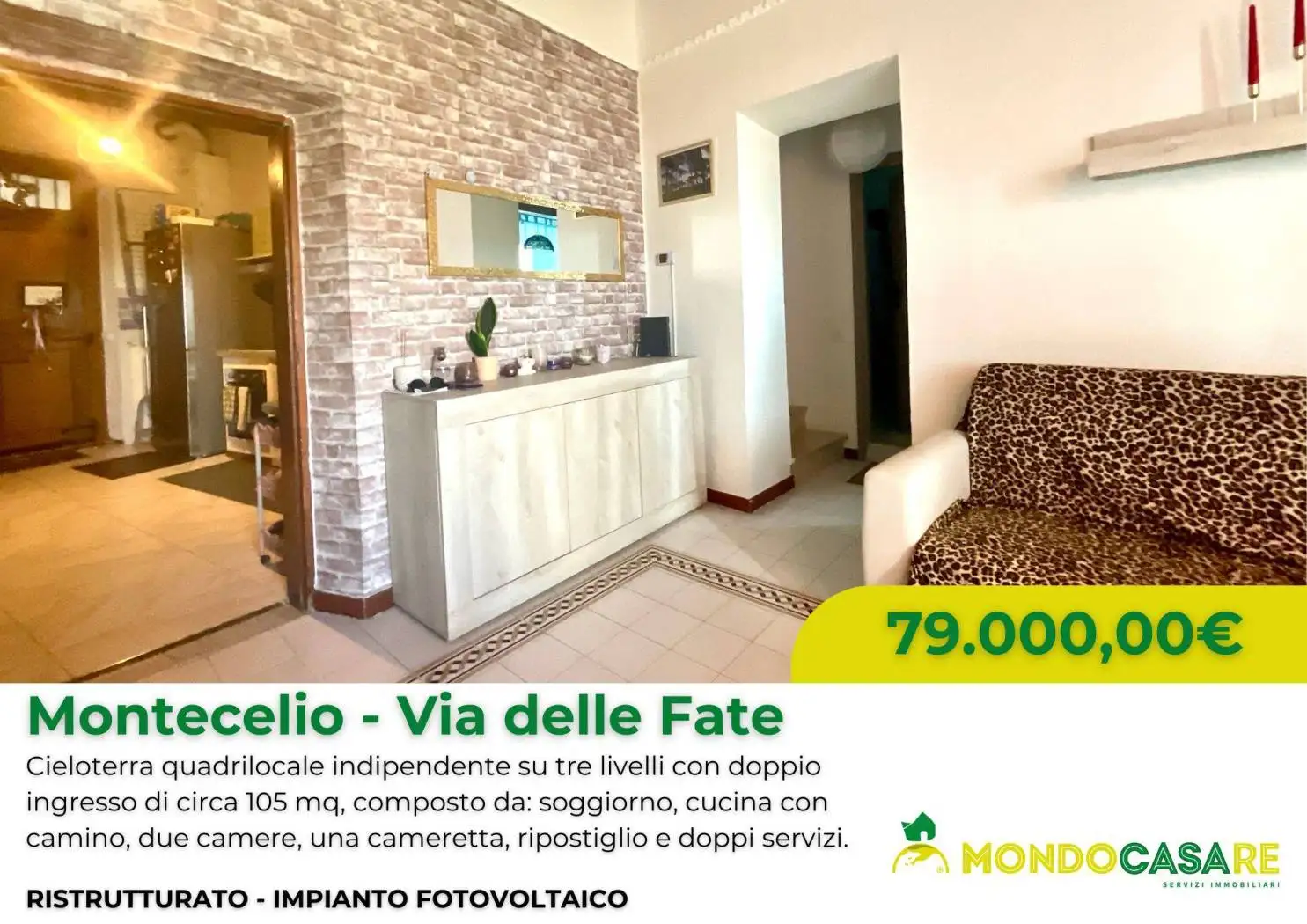 Casa indipendente in vendita a Guidonia Montecelio