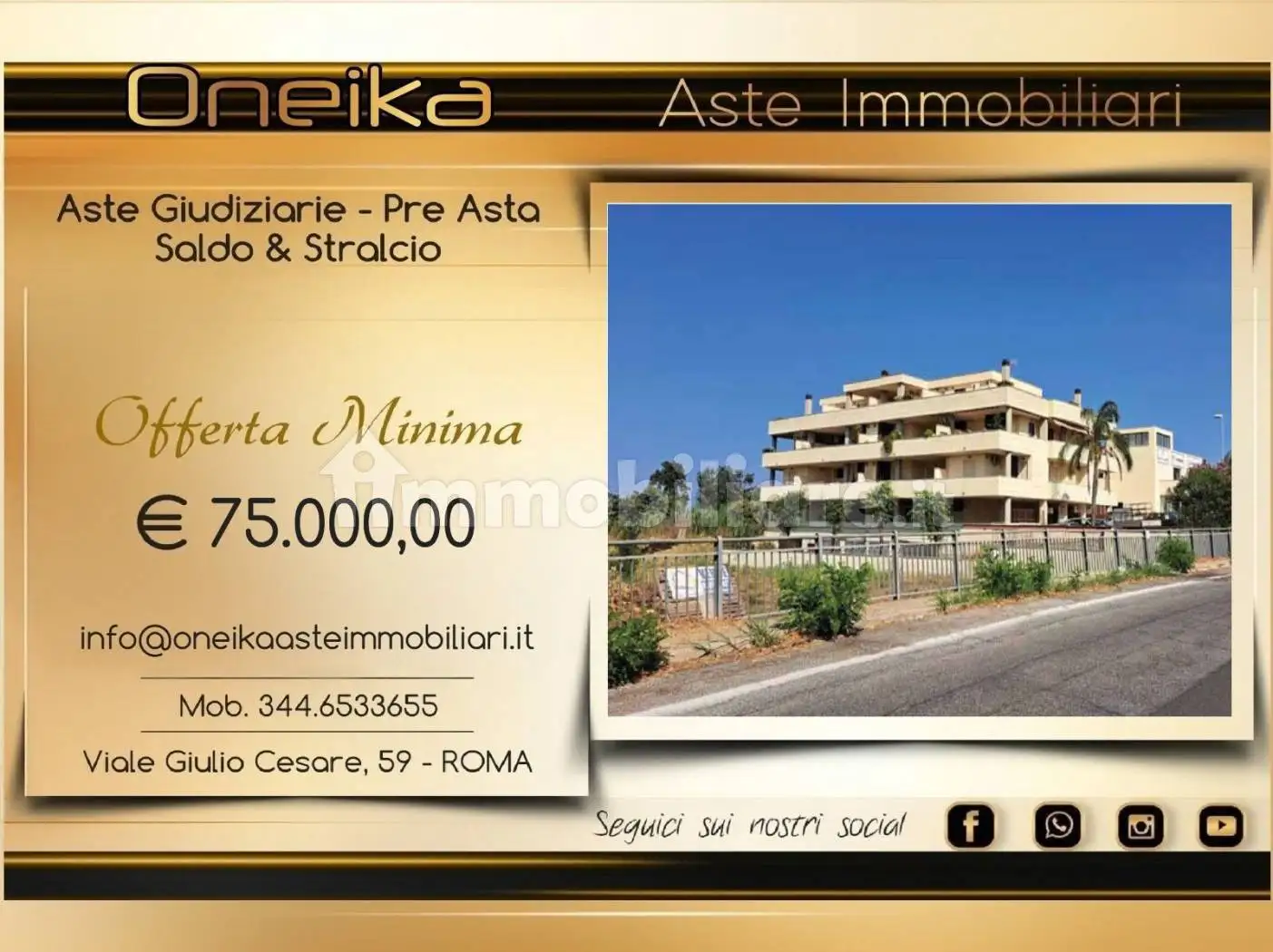 Appartamento in asta a Fiumicino