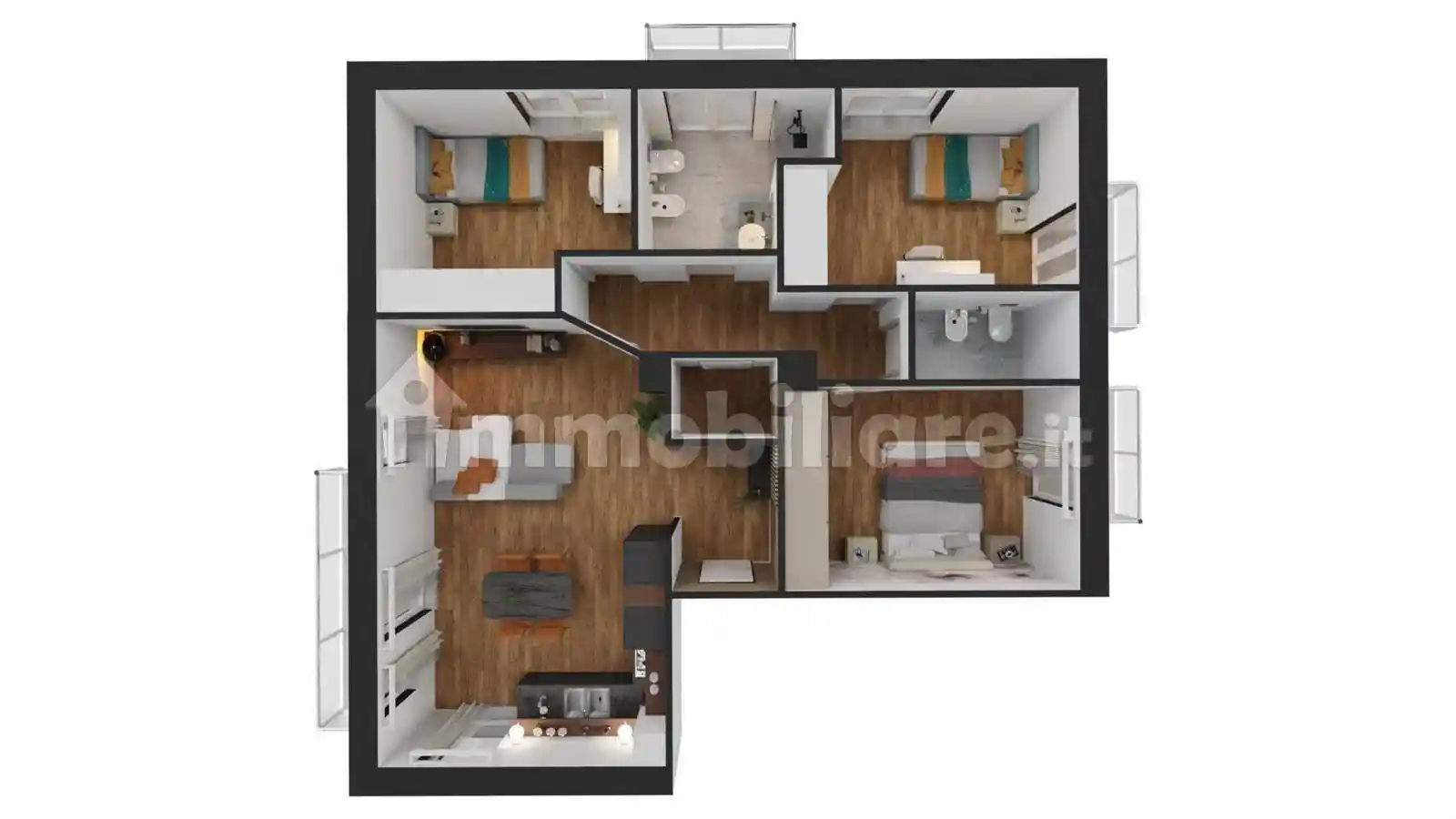 Appartamento ottimo stato, primo piano, Santa Maria, Collegno - foto 2