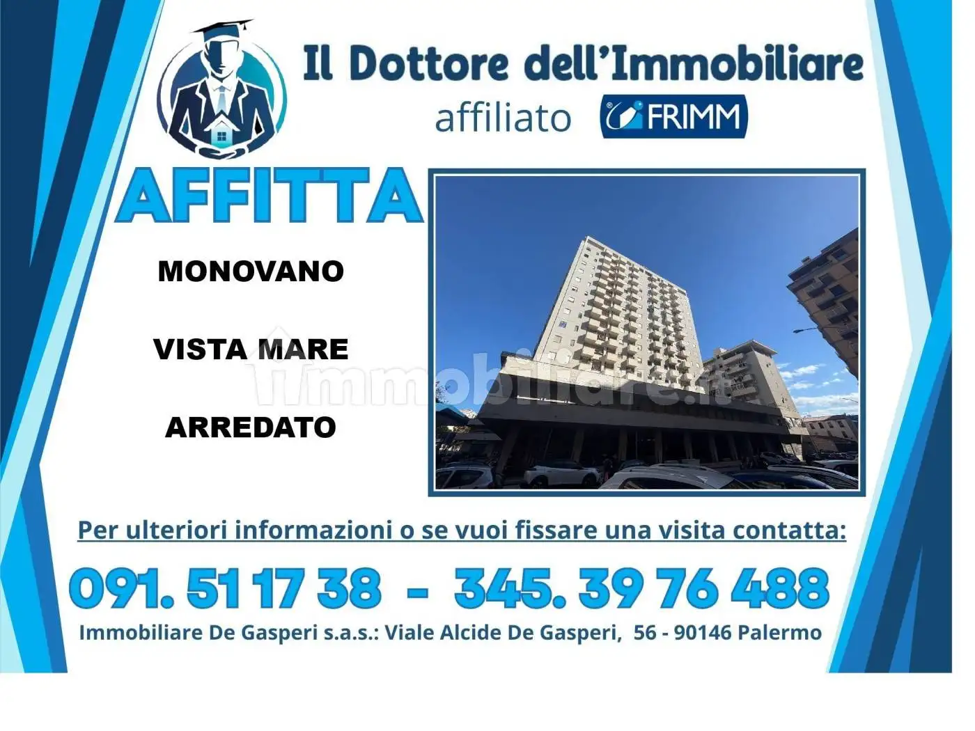 Appartamento in affitto a Palermo