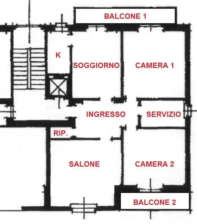 Quadrilocale via Porta Romana 20, Santa Caterina, Asti - foto 2