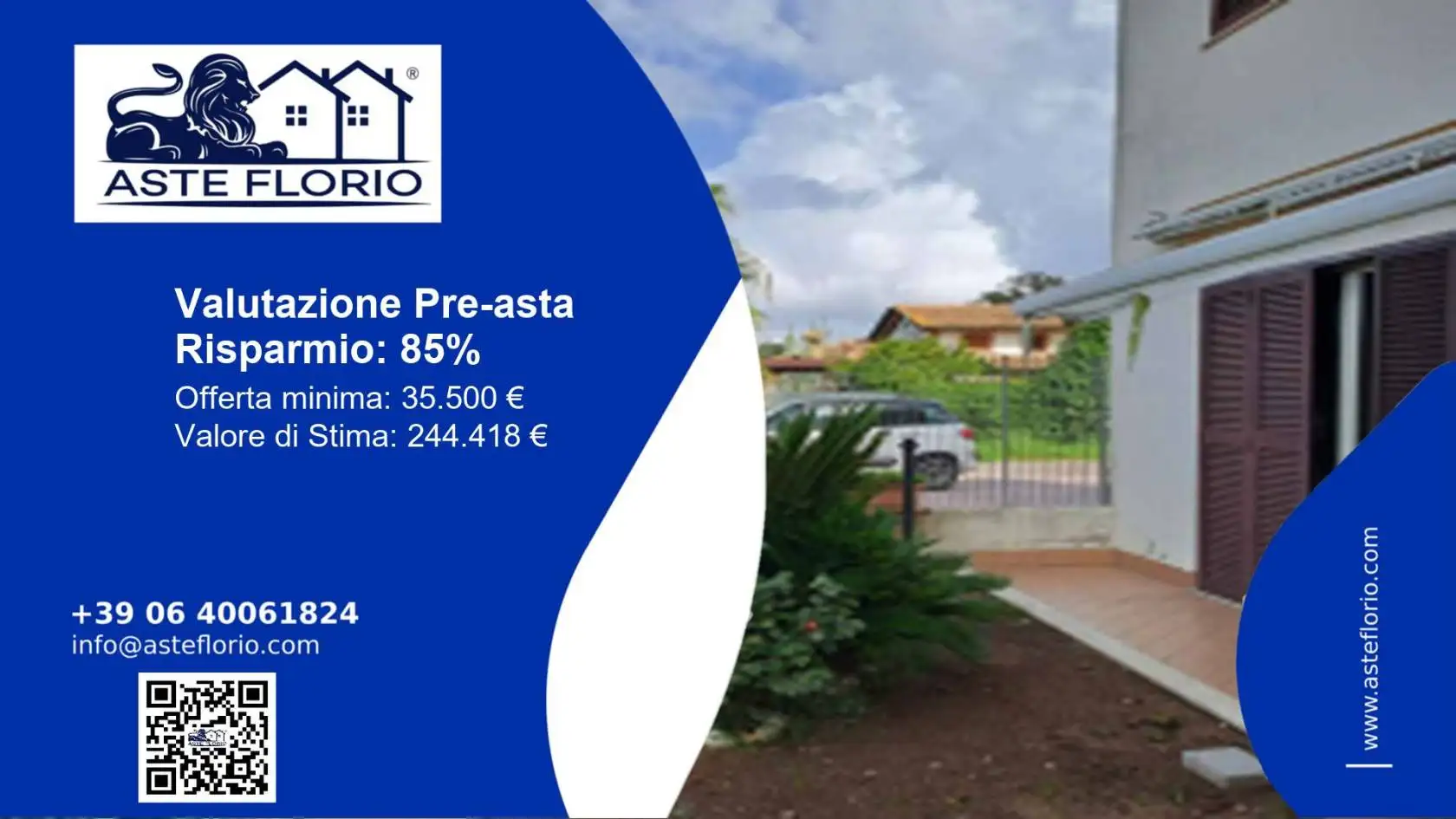 Villetta a schiera in asta a Latina