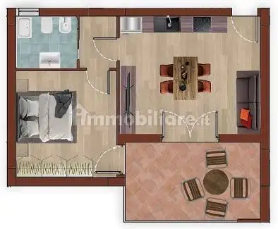 Bilocale via Pratica di Mare 52B, Pratica di Mare - Monte d'Oro, Pomezia - foto 3