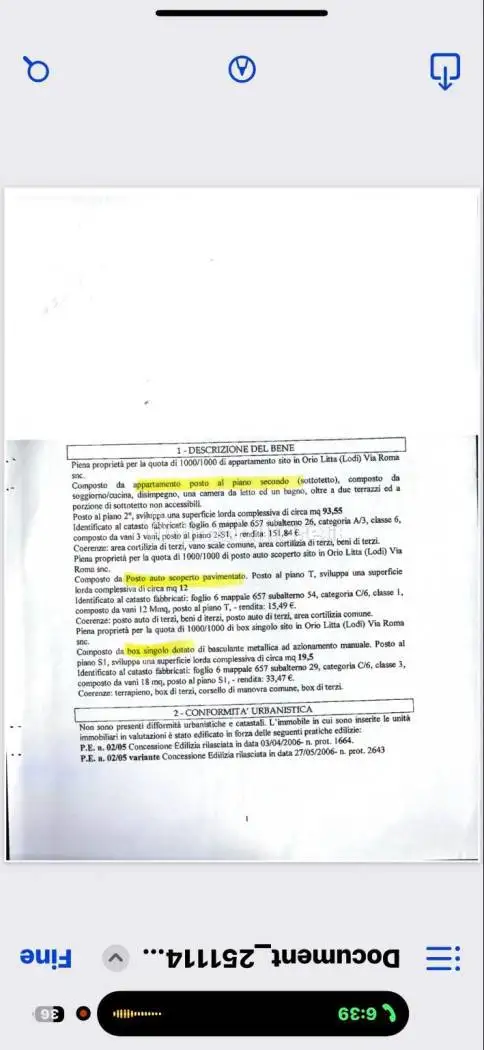 Attico - Mansarda in vendita a Orio Litta