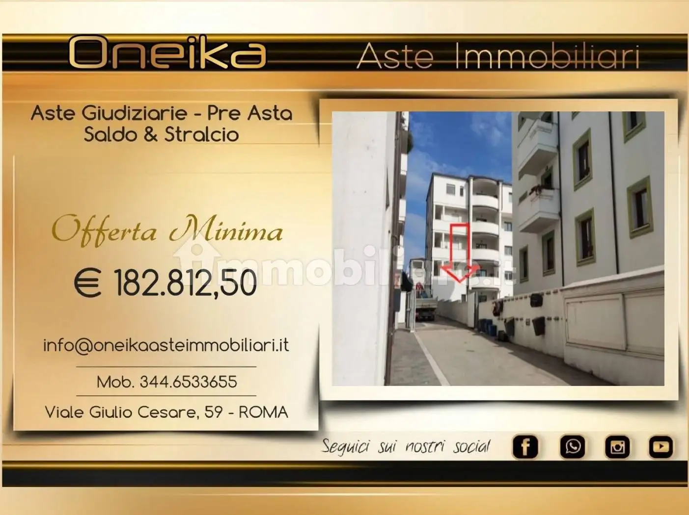 Appartamento in asta a Olbia