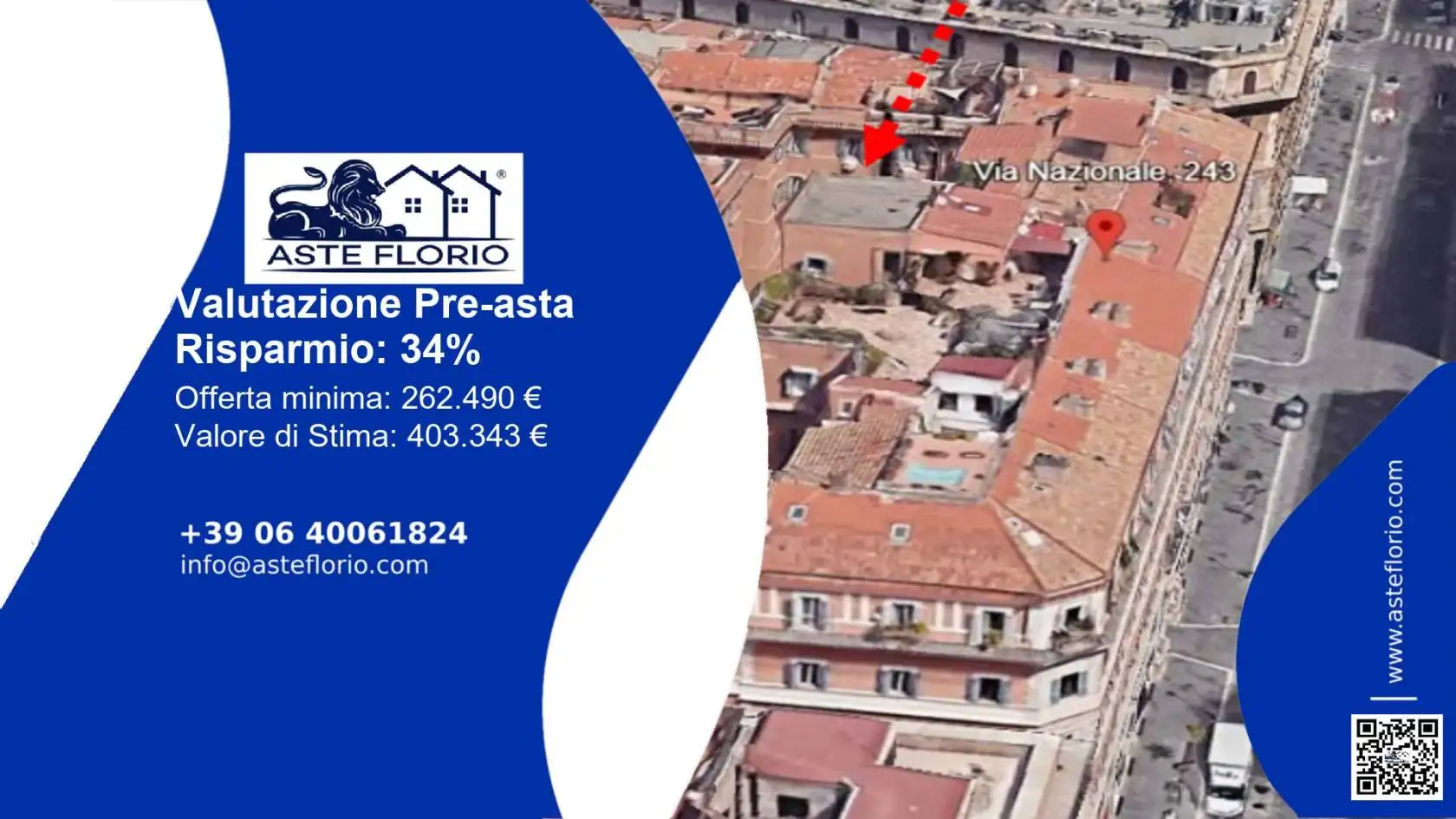 Appartamento in asta a Roma