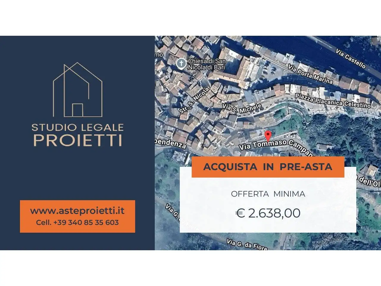 Appartamento in asta a Monasterace