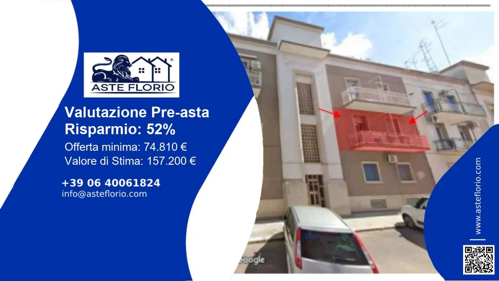 Appartamento in asta a Acquaviva delle Fonti