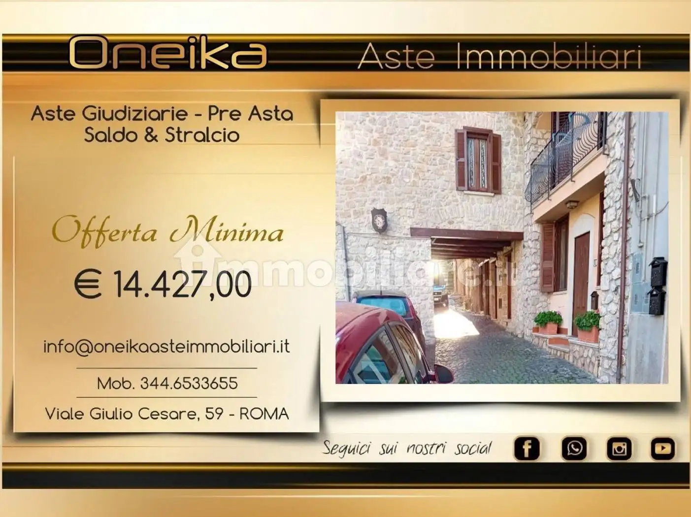 Appartamento in asta a Carpineto Romano