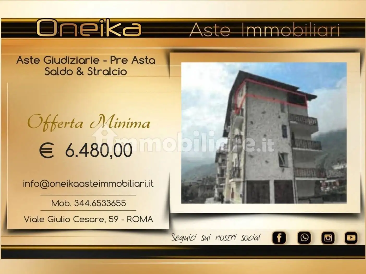 Attico - Mansarda in asta a Bobbio Pellice
