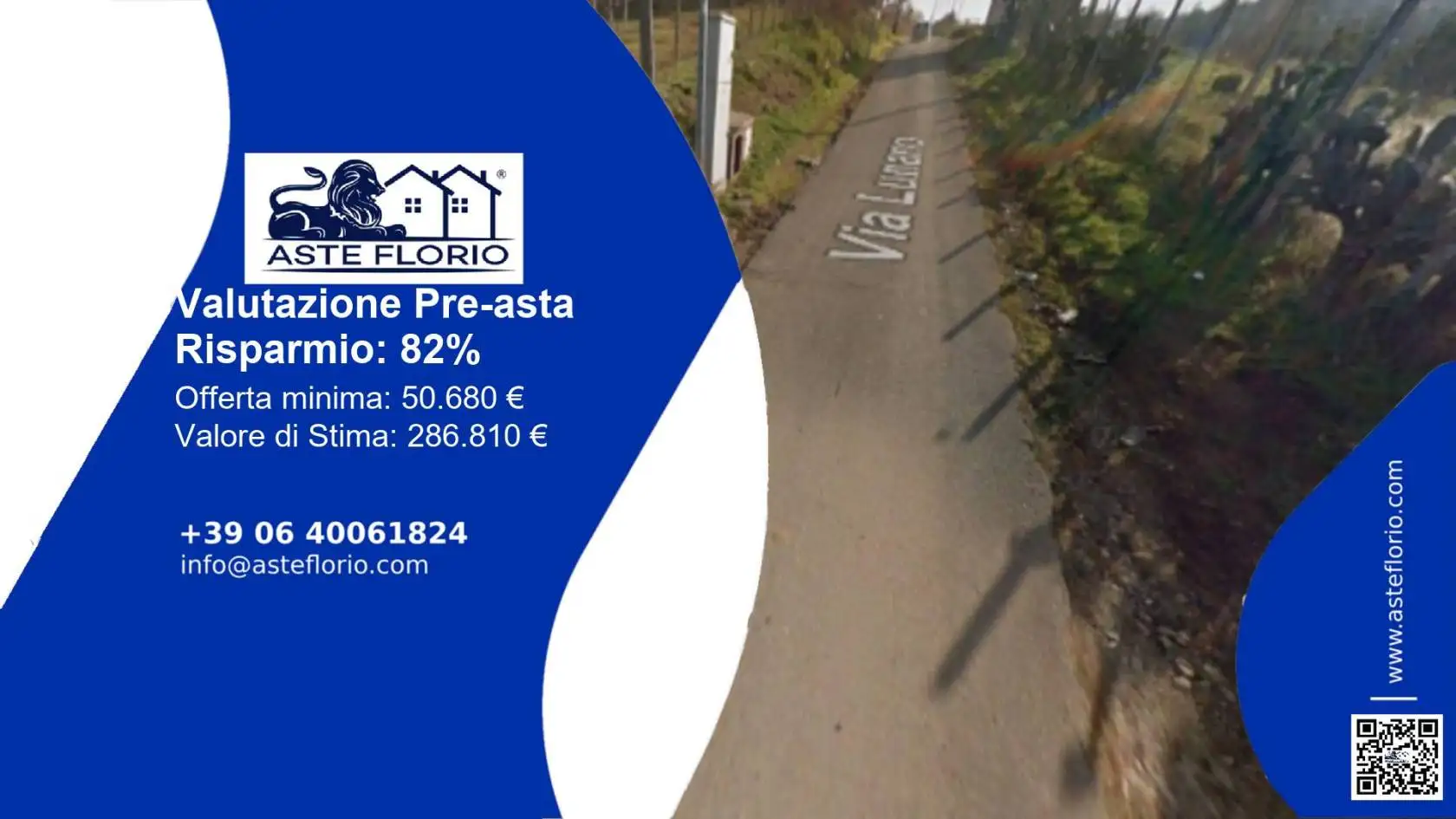 Villa in asta a Roma