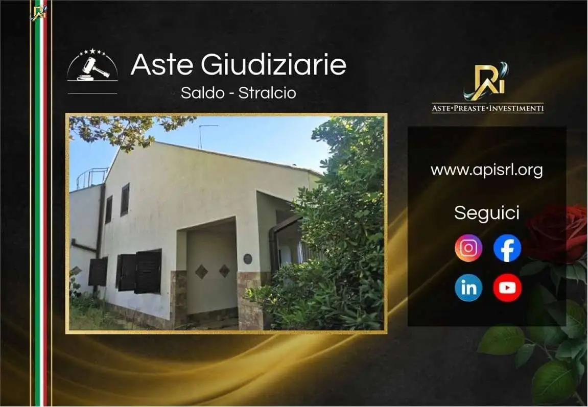 Villa in asta a Tarquinia