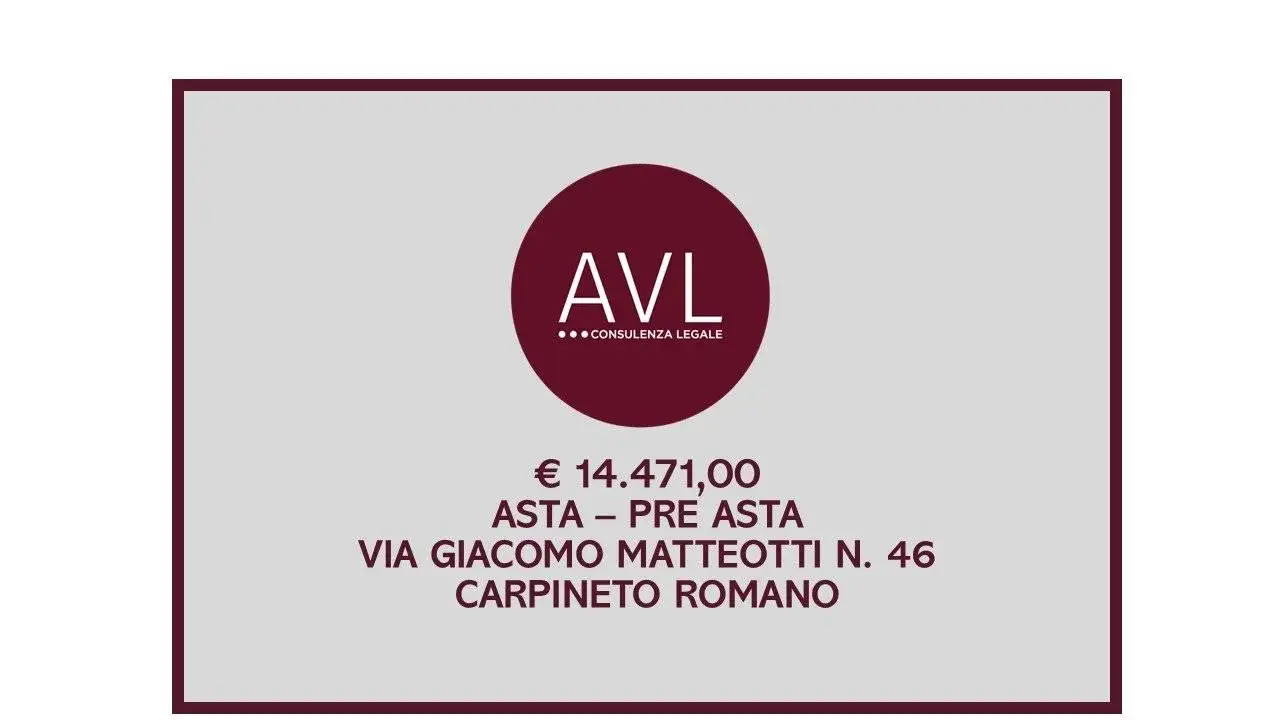 Appartamento in asta a Carpineto Romano