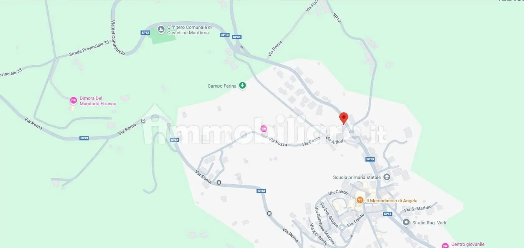 Villa in asta a Castellina Marittima