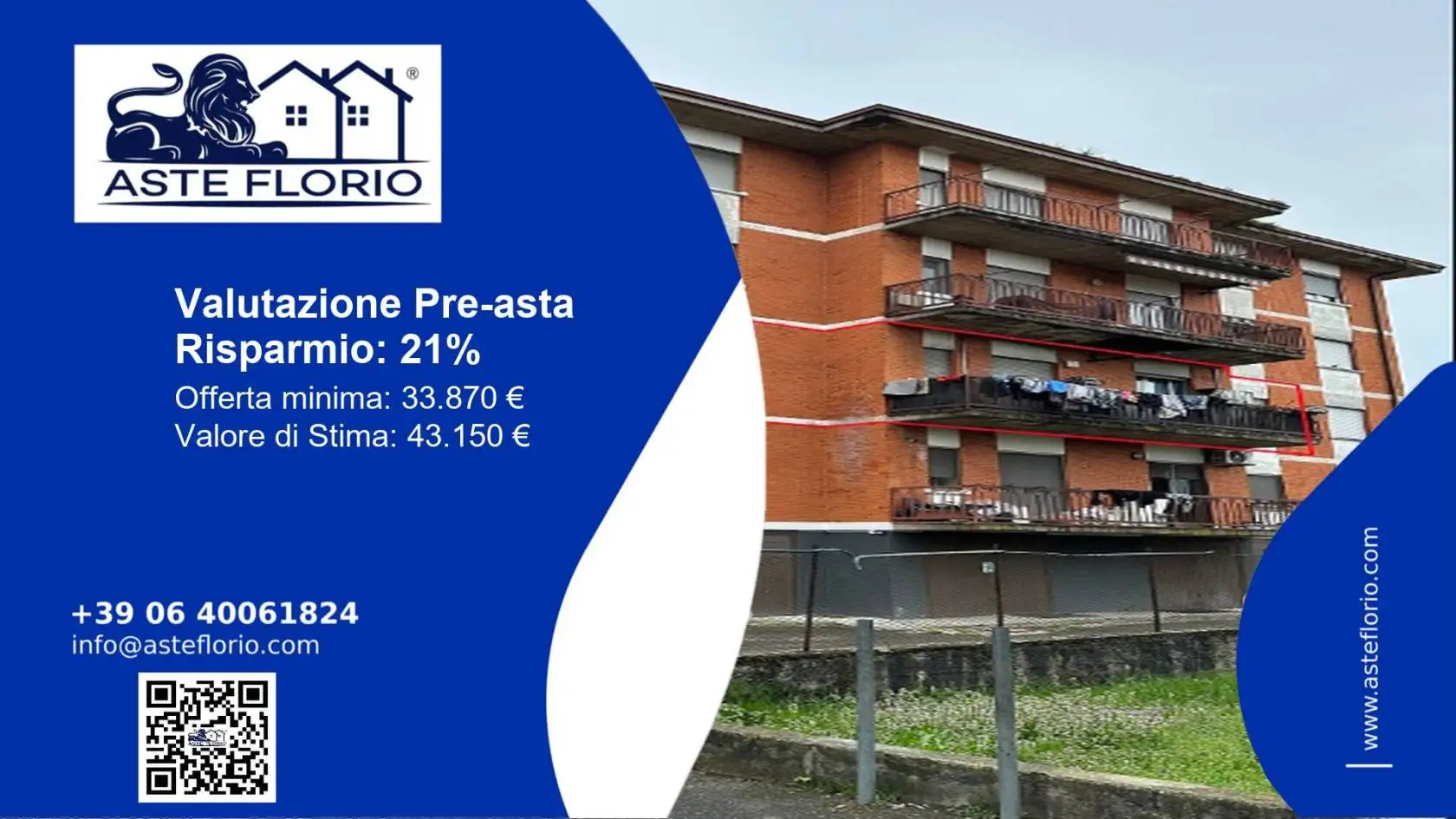 Appartamento in asta a Ghisalba