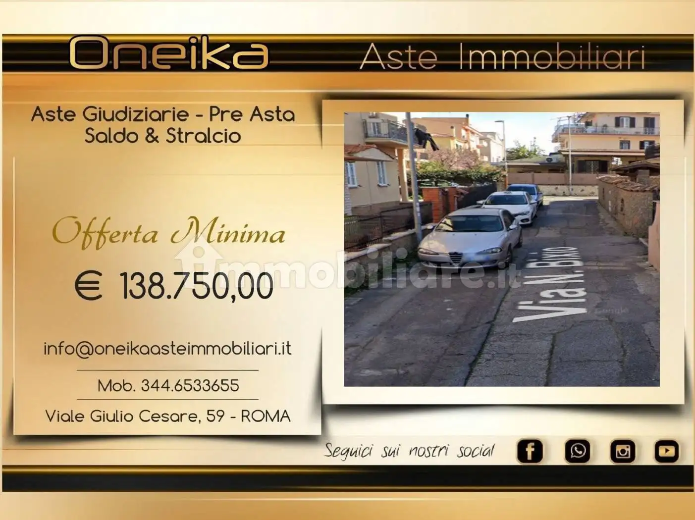 Appartamento in asta a Marino