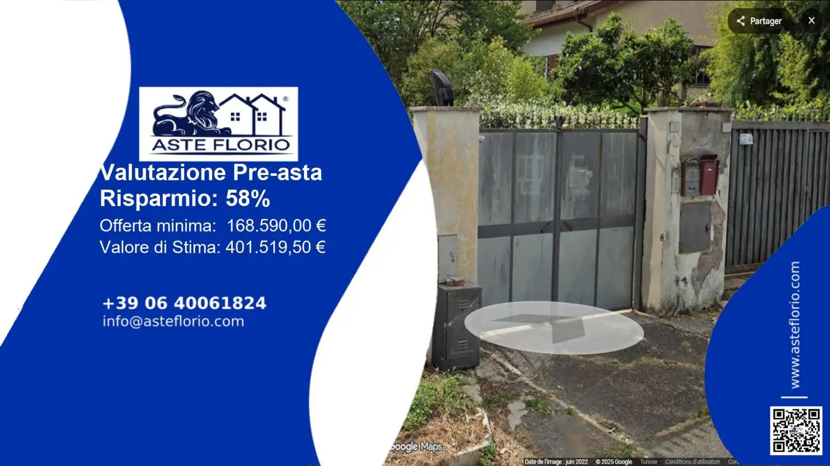 Villa in asta a Tivoli