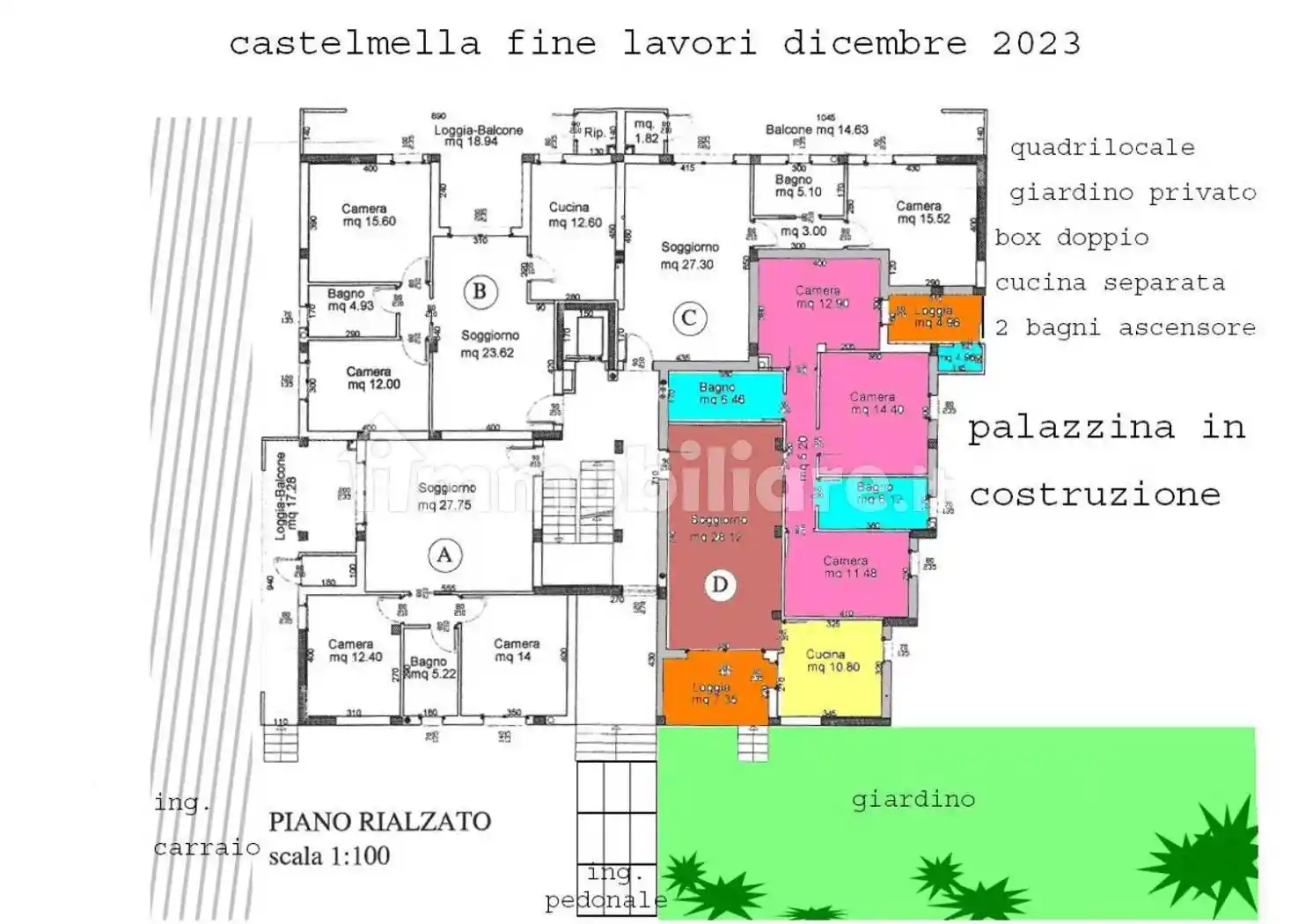 Appartamento in vendita a Castel Mella