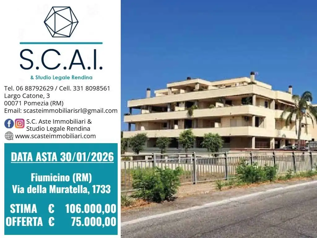 Appartamento in asta a Fiumicino