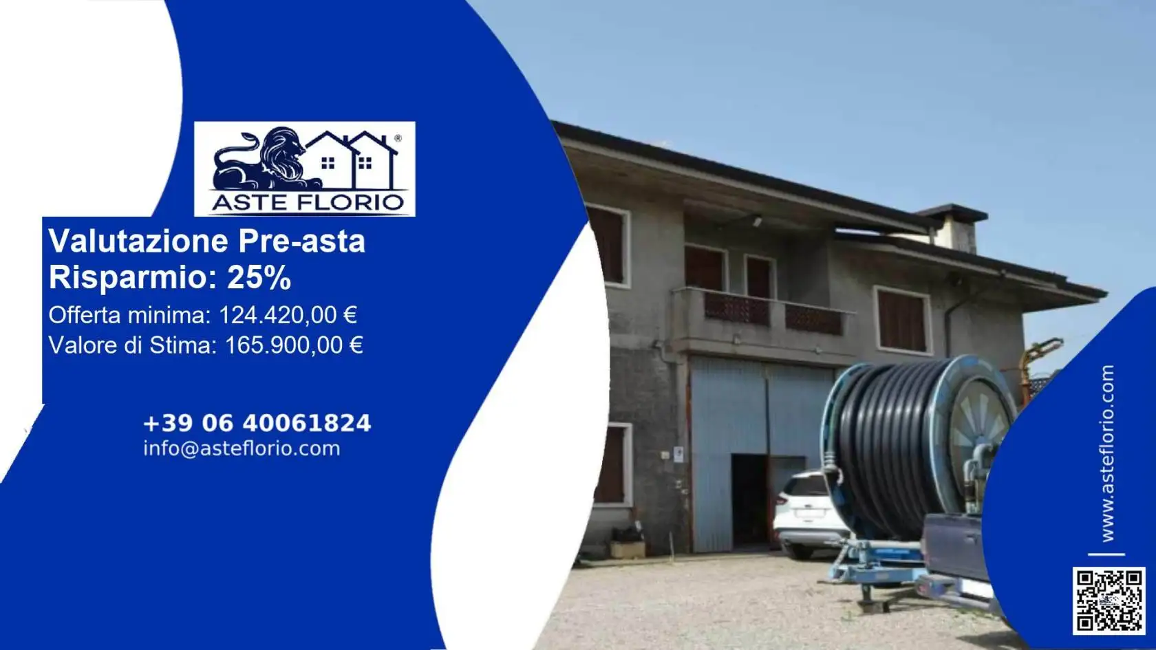 Villa in asta a Villa Bartolomea