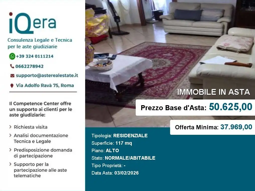 Appartamento in asta a Carapelle