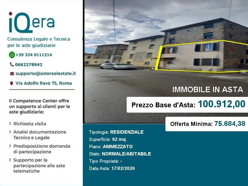 Appartamento in asta a Lucca