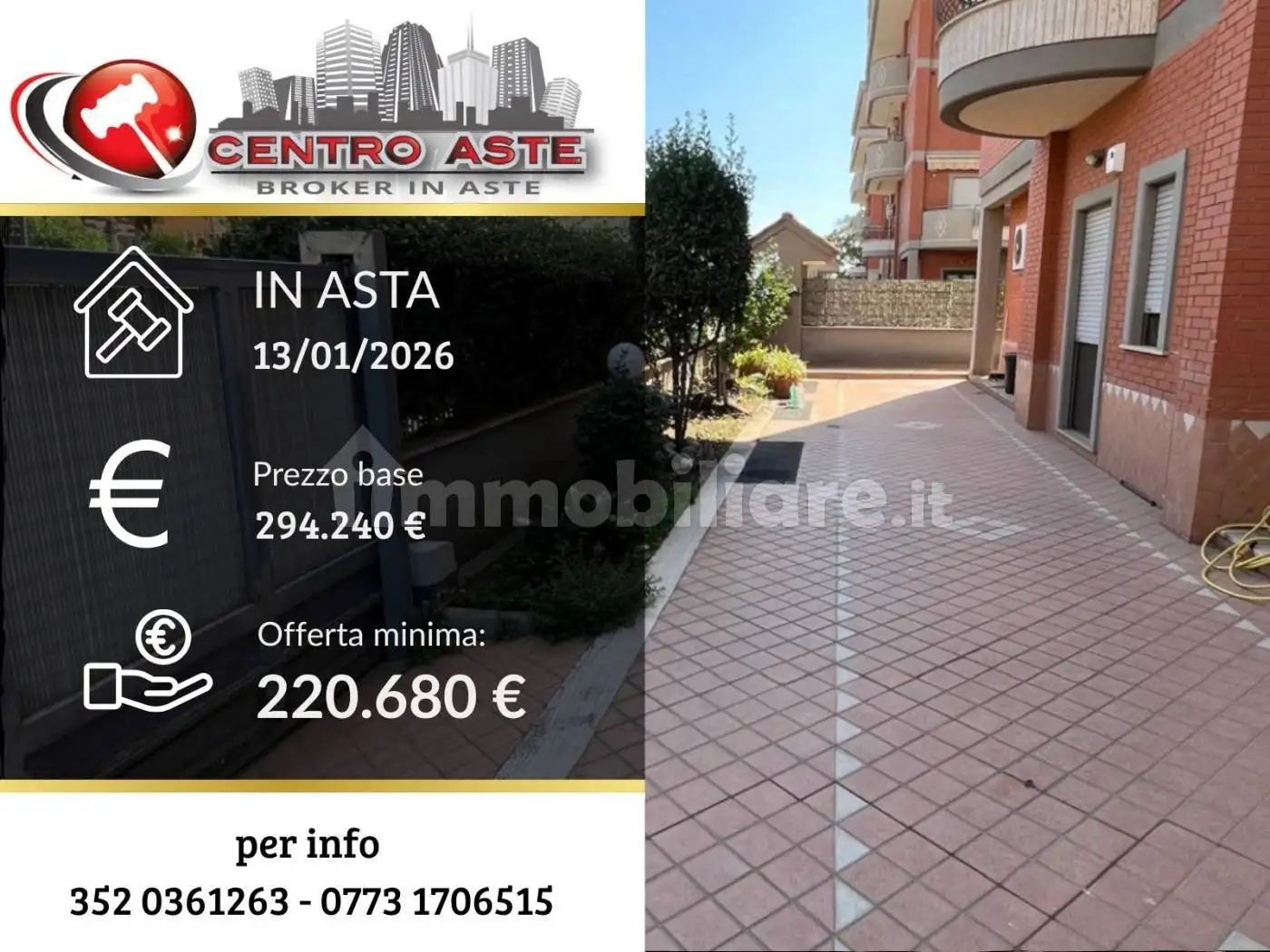 Appartamento in asta a Aprilia