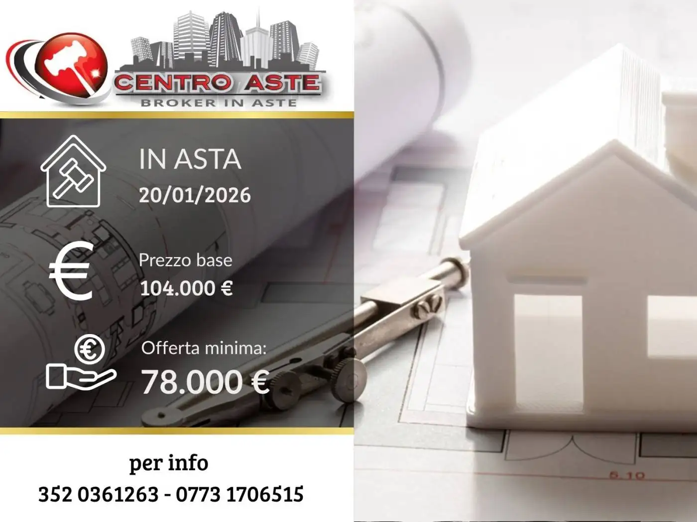 Appartamento in asta a Spigno Saturnia