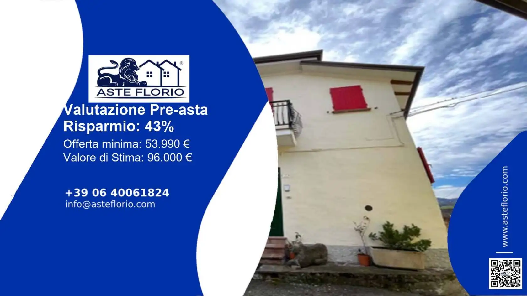 Appartamento in asta a Casina