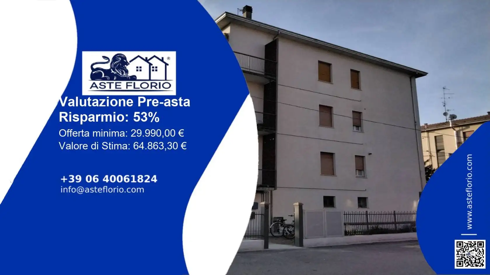 Appartamento in asta a Fabbrico