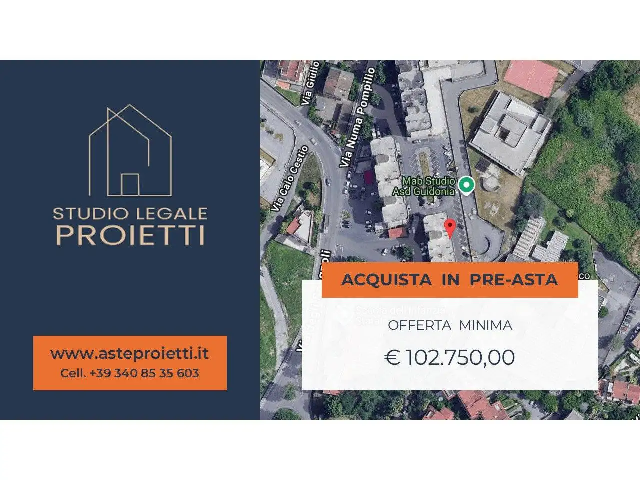 Appartamento in asta a Guidonia Montecelio