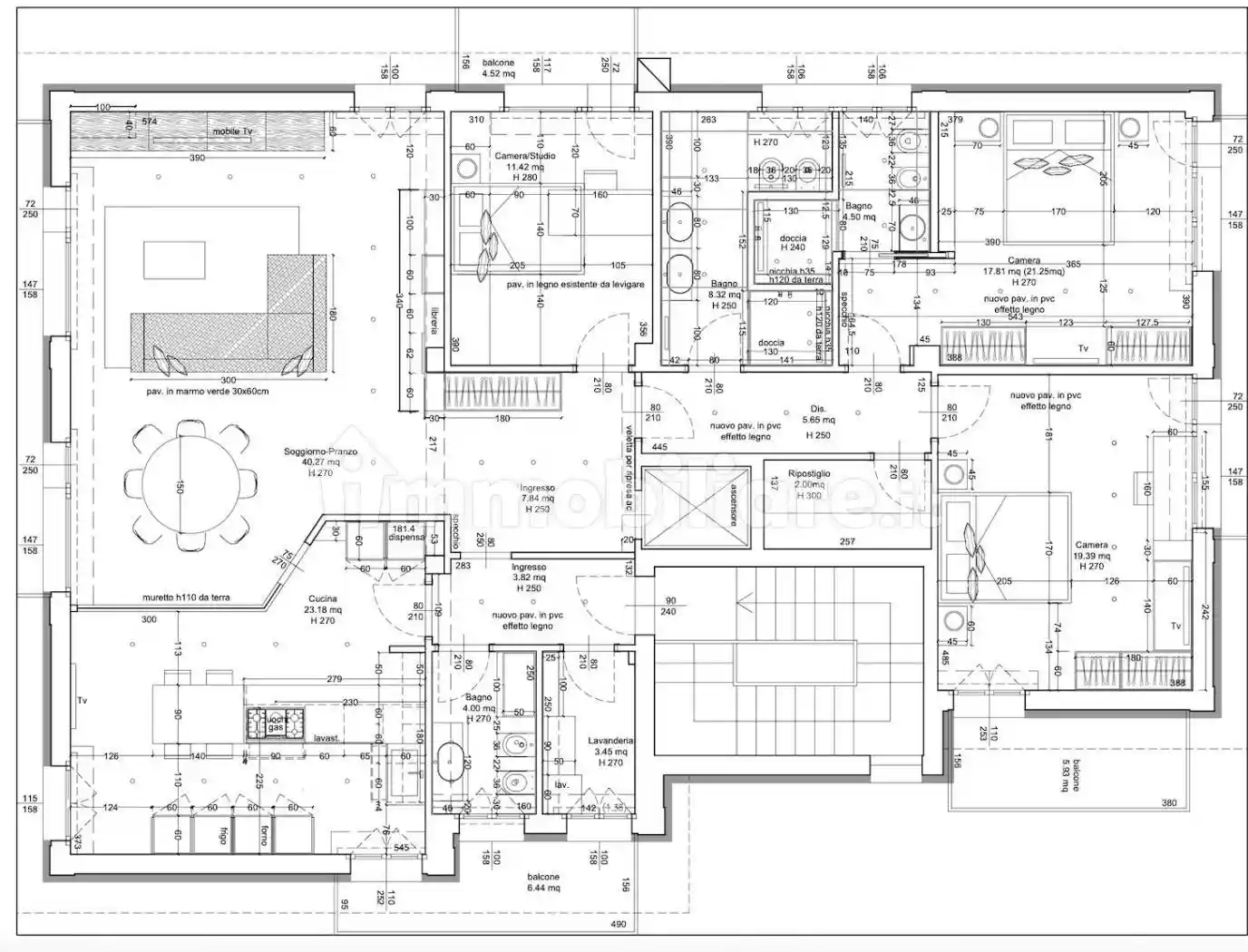 Quadrilocale ottimo stato, terzo piano, Tripoli - Stadio, Rimini - foto 5