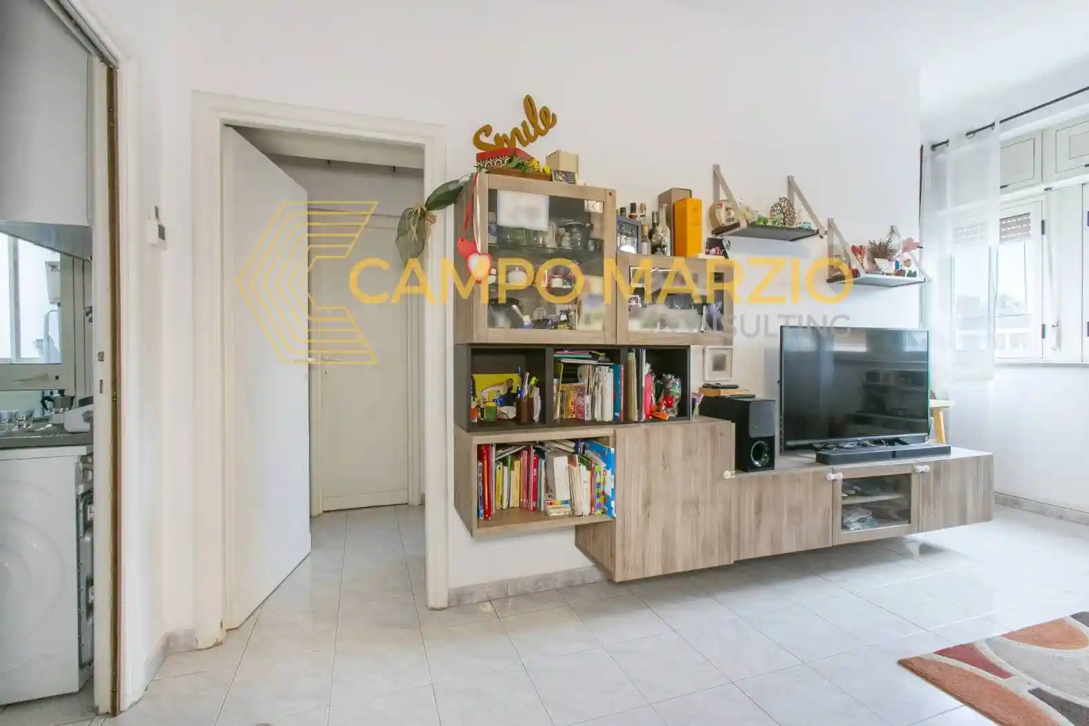 Bilocale buono stato, quarto piano, Villaggio Olimpico, Roma - foto 4