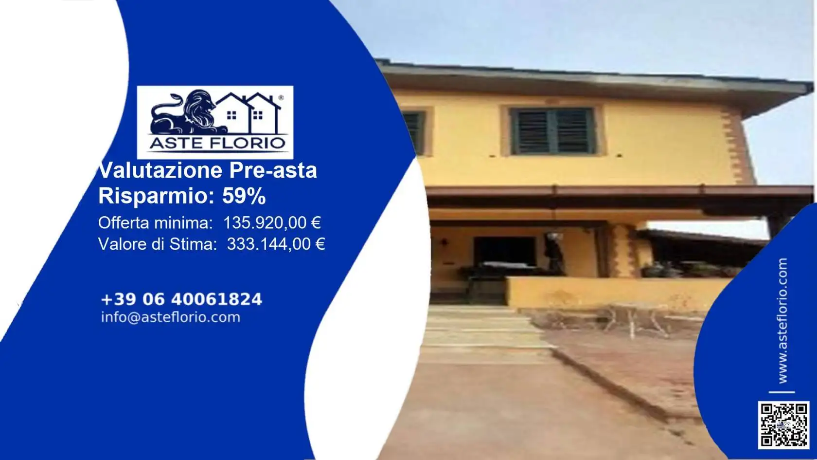 Villa in asta a Ardea