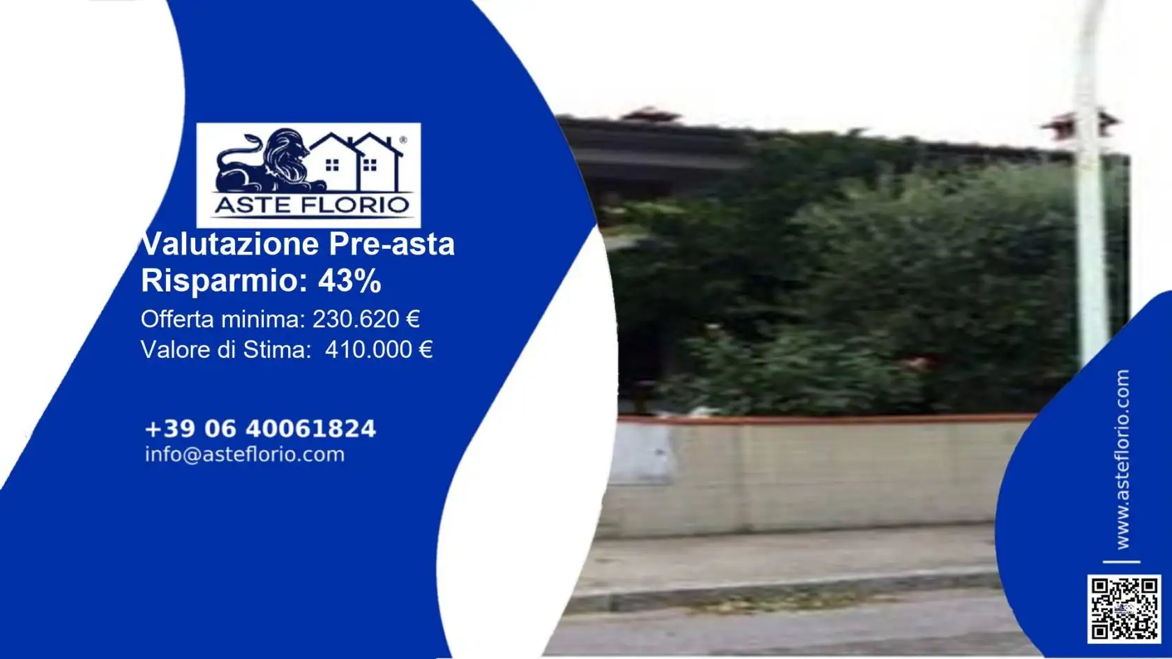 Villa in asta a Prato
